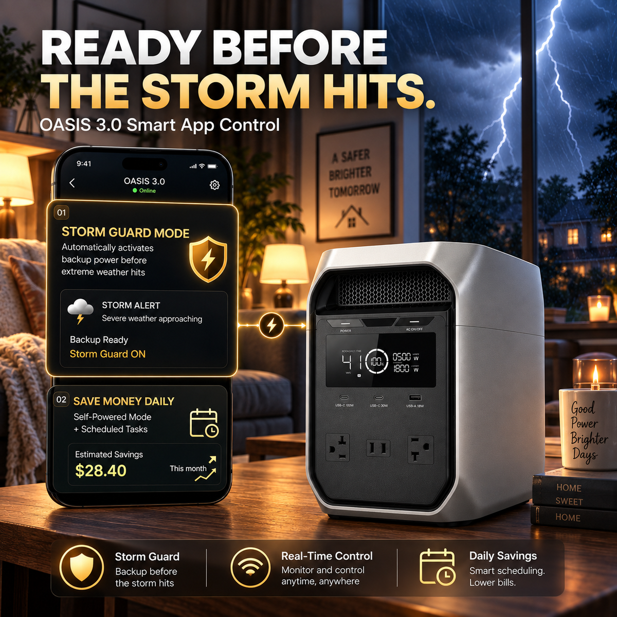 Large Capacity + Fast Charging = Endless Power, Anywhere, Anytime