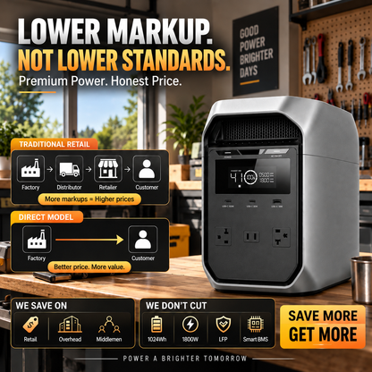 Large Capacity + Fast Charging = Endless Power, Anywhere, Anytime