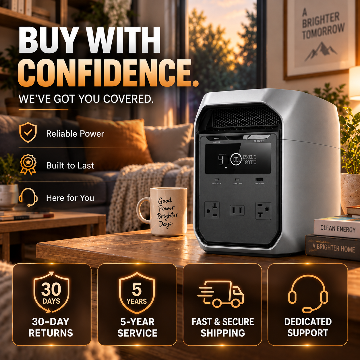 Large Capacity + Fast Charging = Endless Power, Anywhere, Anytime